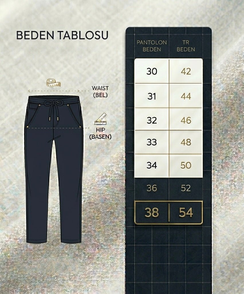 Erkek Pantolon Düz Jogger  Krem