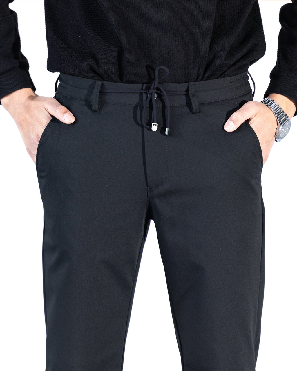 Erkek Pantolon Jogger Fermuarlı
