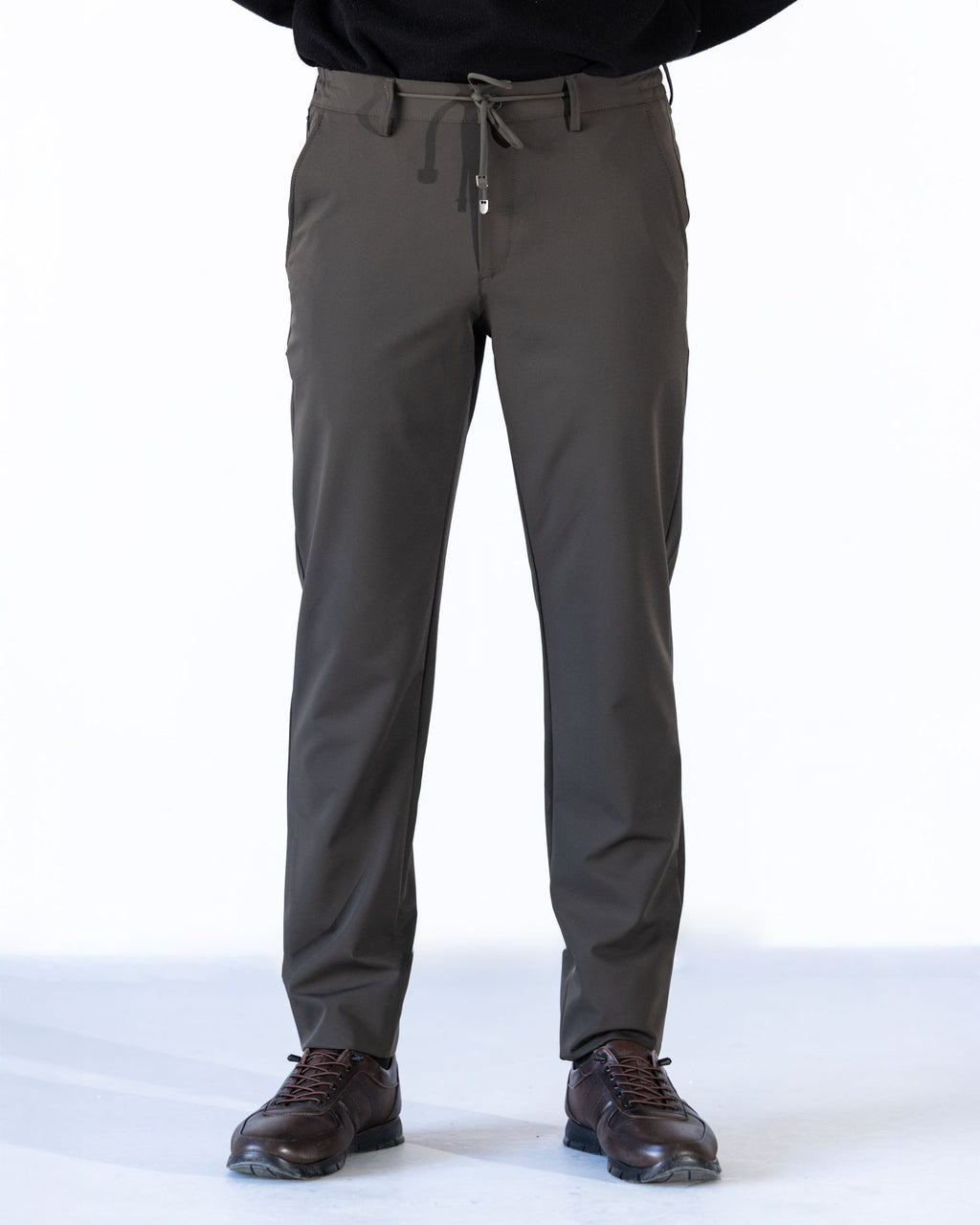 Erkek Pantolon Jogger Fermuarlı Cep Haki