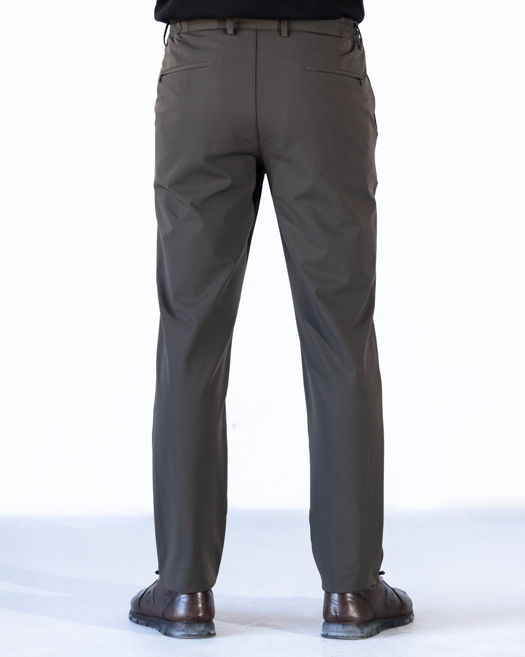 Erkek Pantolon Jogger Fermuarlı Cep Haki