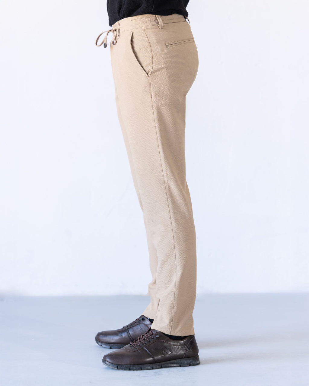 Erkek Pantolon Jogger Camel