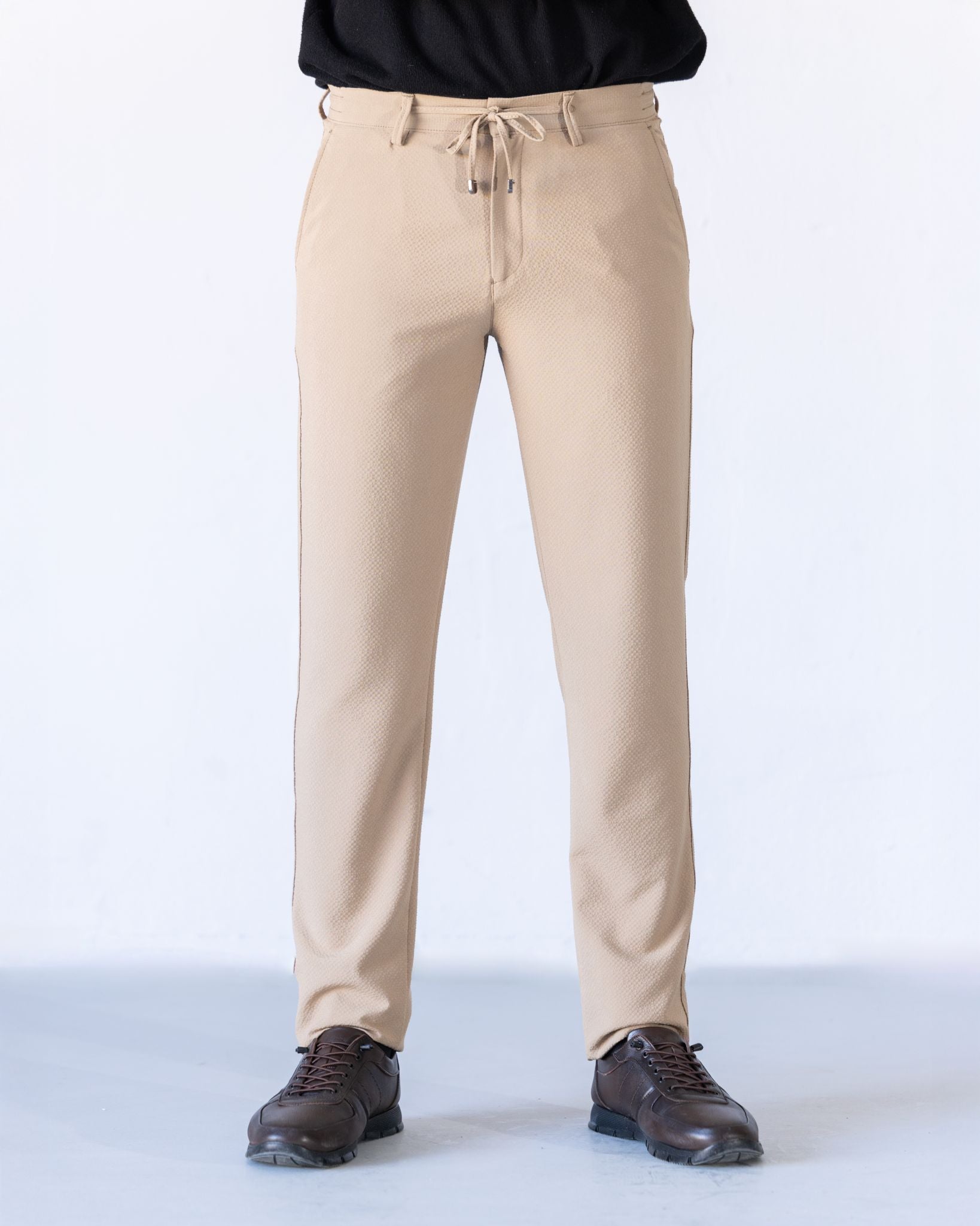 Erkek Pantolon Jogger Camel