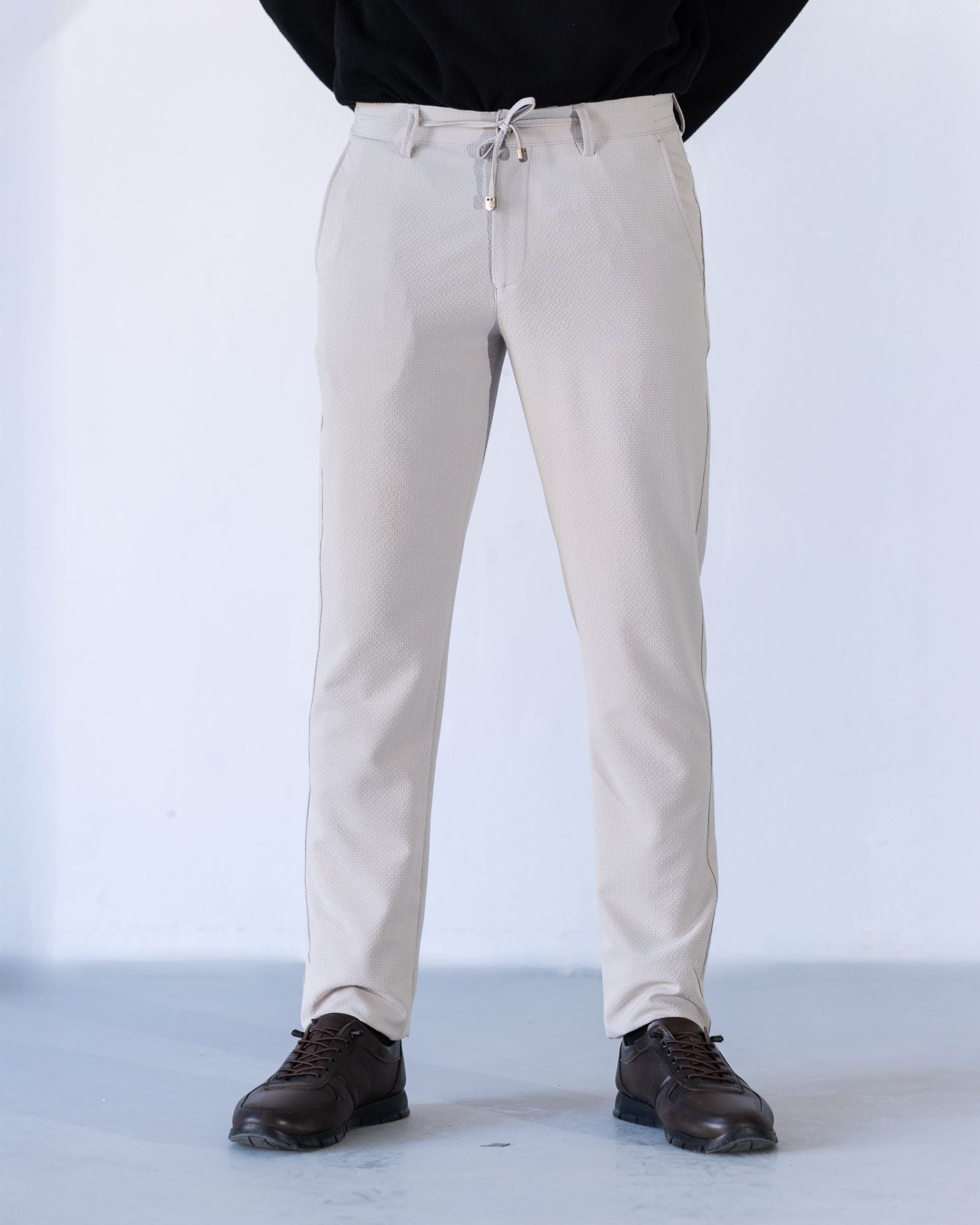Erkek Pantolon Jogger Bej
